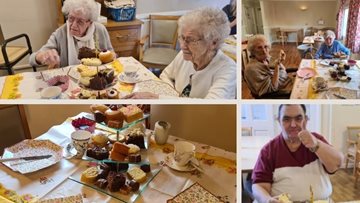 Vintage afternoon tea at South Yorkshire care home
